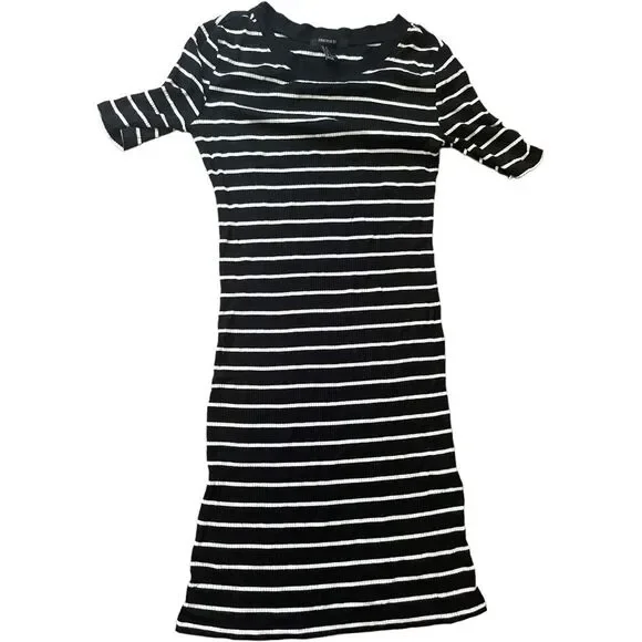 Forever 21 dress small midi dress stripe - Picture 3 of 5